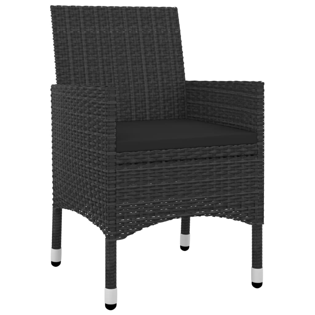3-delige Tuinset met kussens poly rattan en glas is nu te koop bij PeponiXL, paradijselijk wonen!