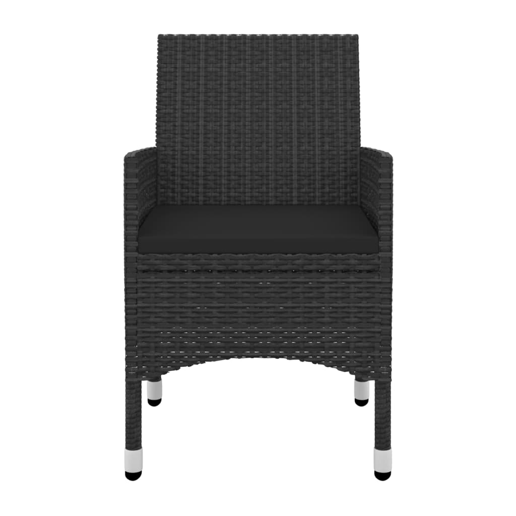 3-delige Tuinset met kussens poly rattan en glas is nu te koop bij PeponiXL, paradijselijk wonen!