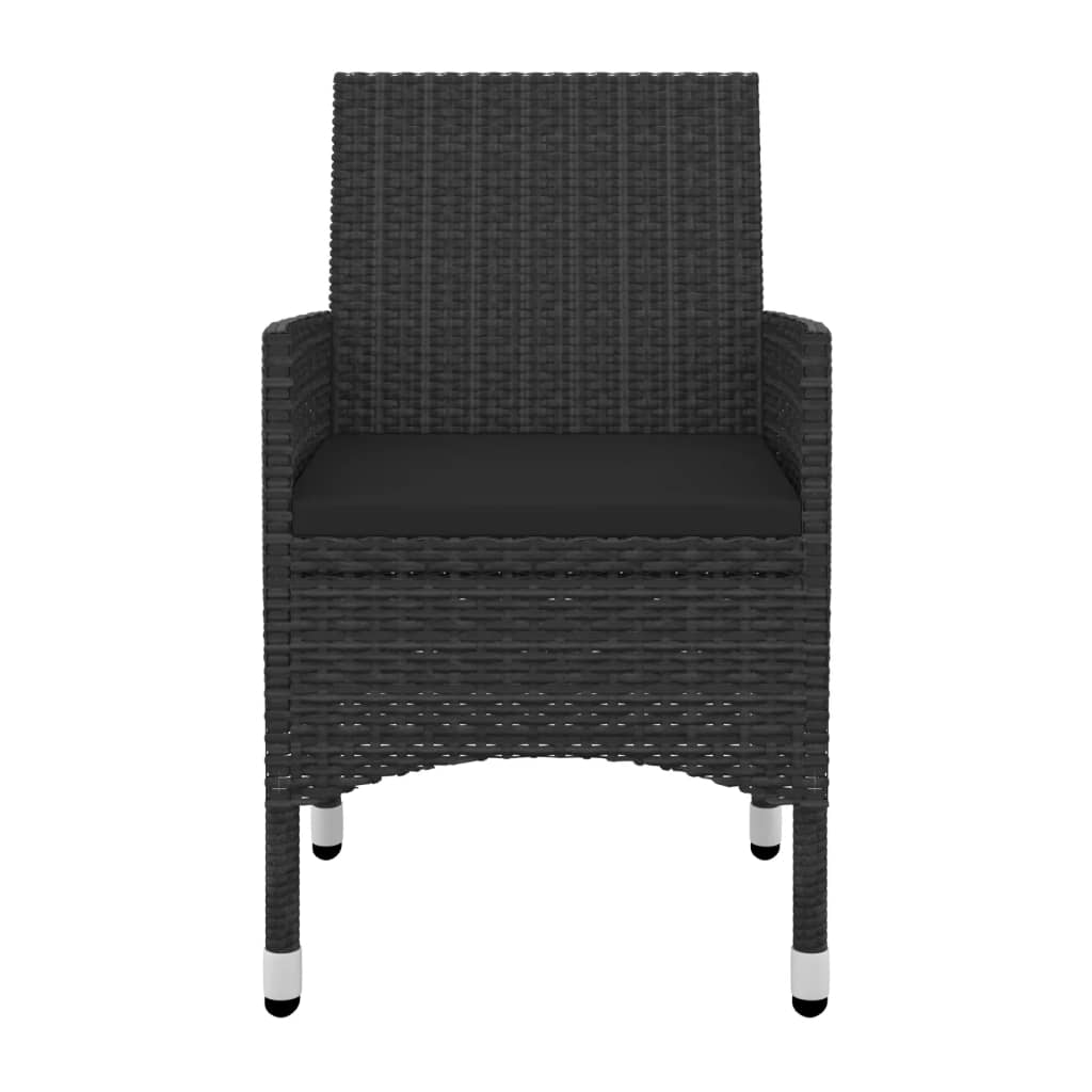 5-delige Tuinset met kussens poly rattan en glas is nu te koop bij PeponiXL, paradijselijk wonen!