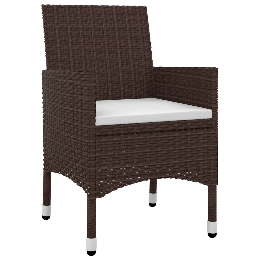 9-delige Tuinset met kussens poly rattan en glas is nu te koop bij PeponiXL, paradijselijk wonen!