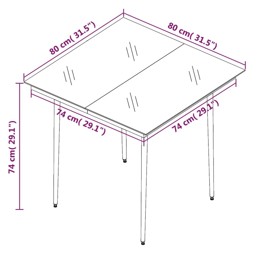 5-delige Tuinset met kussens poly rattan en glas is nu te koop bij PeponiXL, paradijselijk wonen!