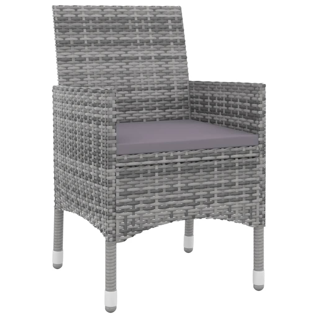 3-delige Tuinset met kussens poly rattan en glas is nu te koop bij PeponiXL, paradijselijk wonen!