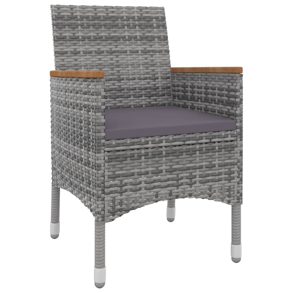 3-delige Tuinset met kussens poly rattan en glas is nu te koop bij PeponiXL, paradijselijk wonen!