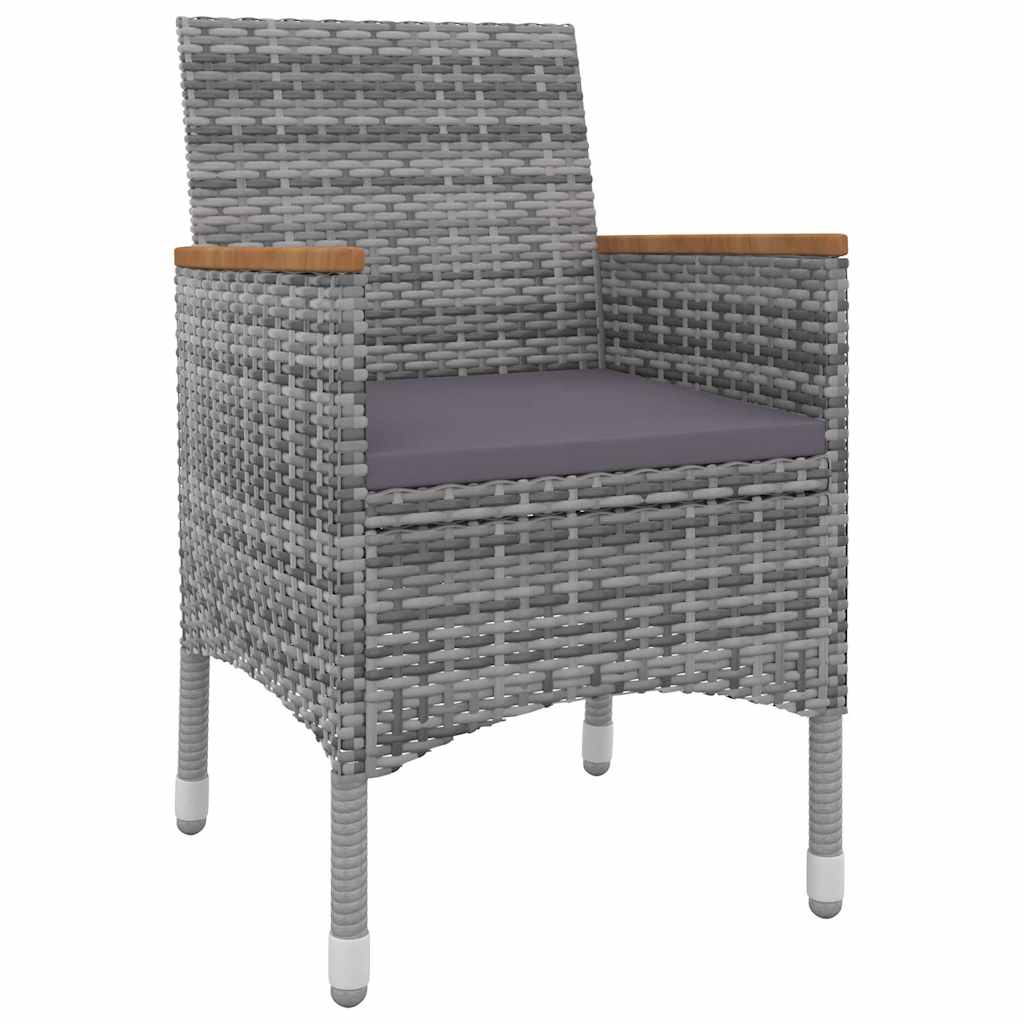 5-delige Tuinset met kussens poly rattan en glas is nu te koop bij PeponiXL, paradijselijk wonen!