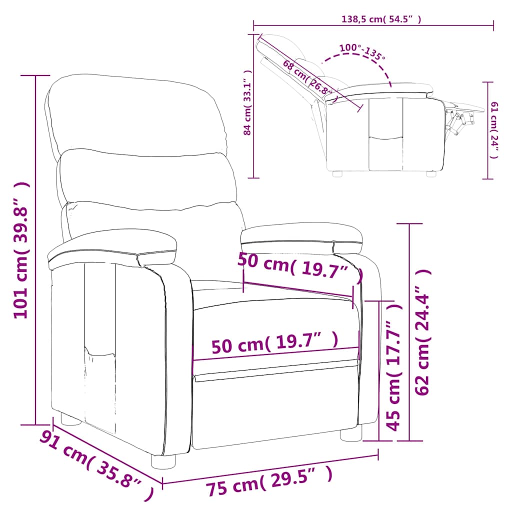 Fauteuil verstelbaar stof zwart is nu te koop bij PeponiXL, paradijselijk wonen!