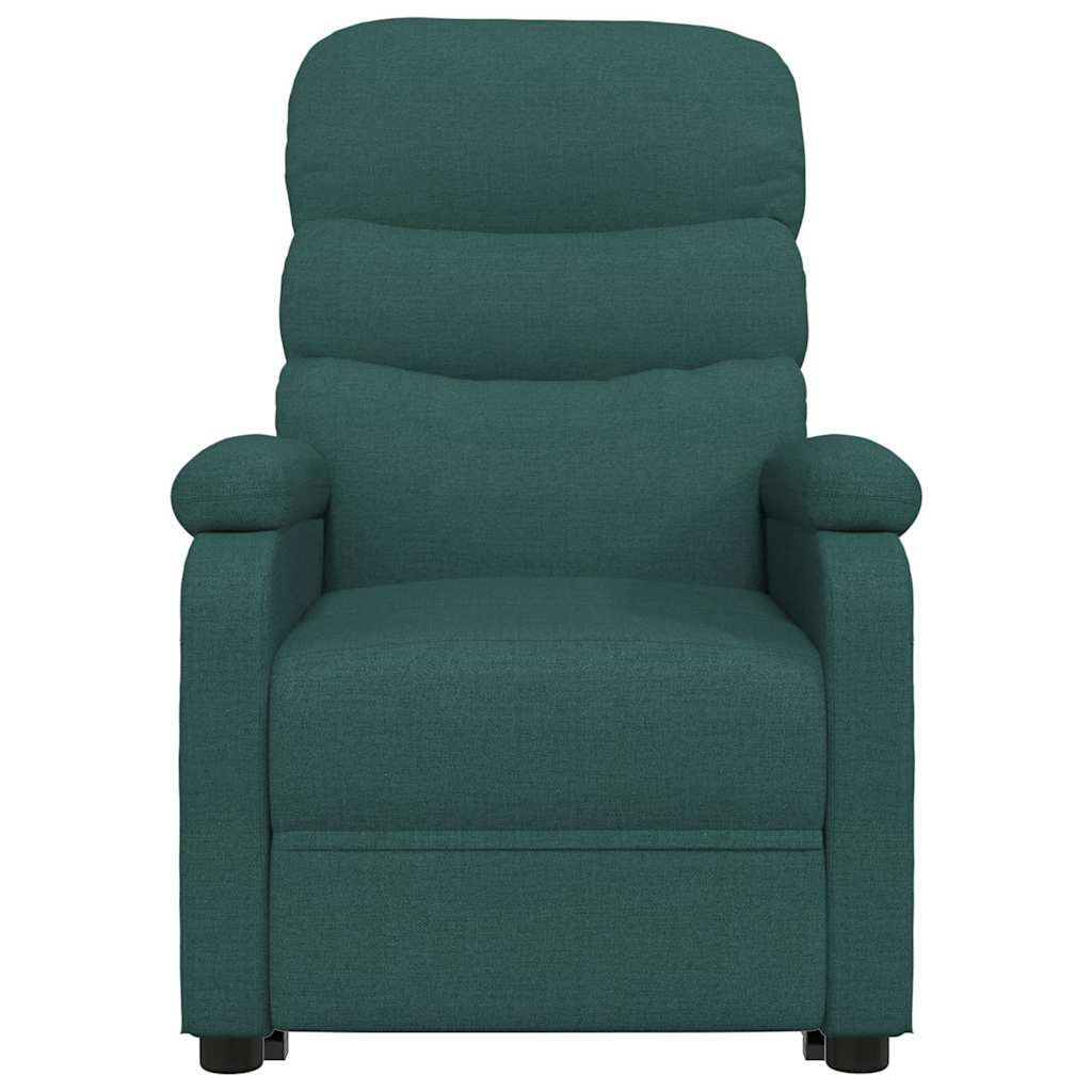 Fauteuil verstelbaar stof donkergroen is nu te koop bij PeponiXL, paradijselijk wonen!
