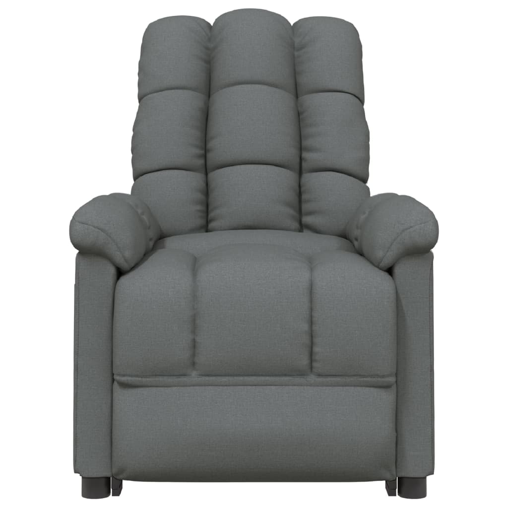 Fauteuil verstelbaar stof donkergrijs is nu te koop bij PeponiXL, paradijselijk wonen!