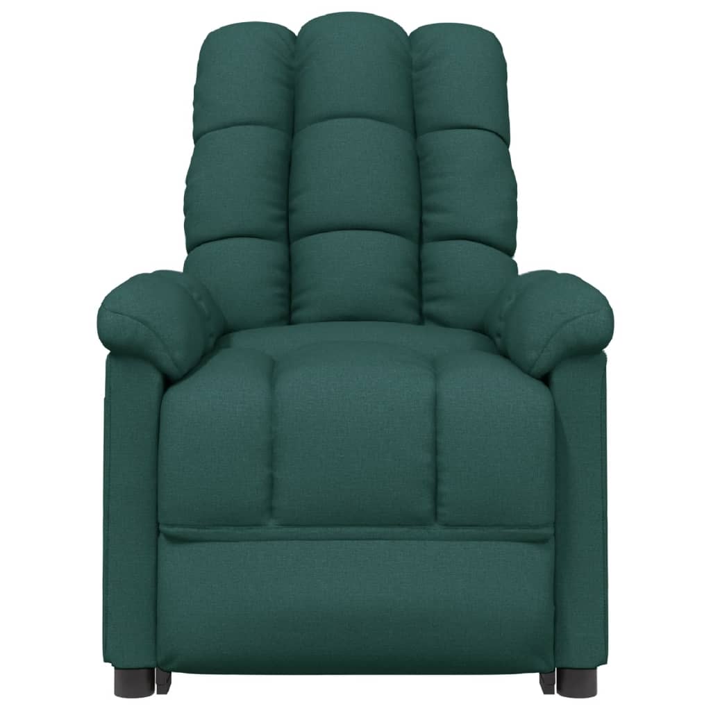 Fauteuil verstelbaar stof donkergroen is nu te koop bij PeponiXL, paradijselijk wonen!