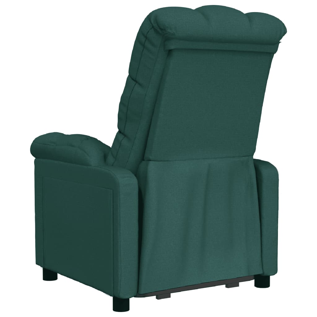 Fauteuil verstelbaar stof donkergroen is nu te koop bij PeponiXL, paradijselijk wonen!