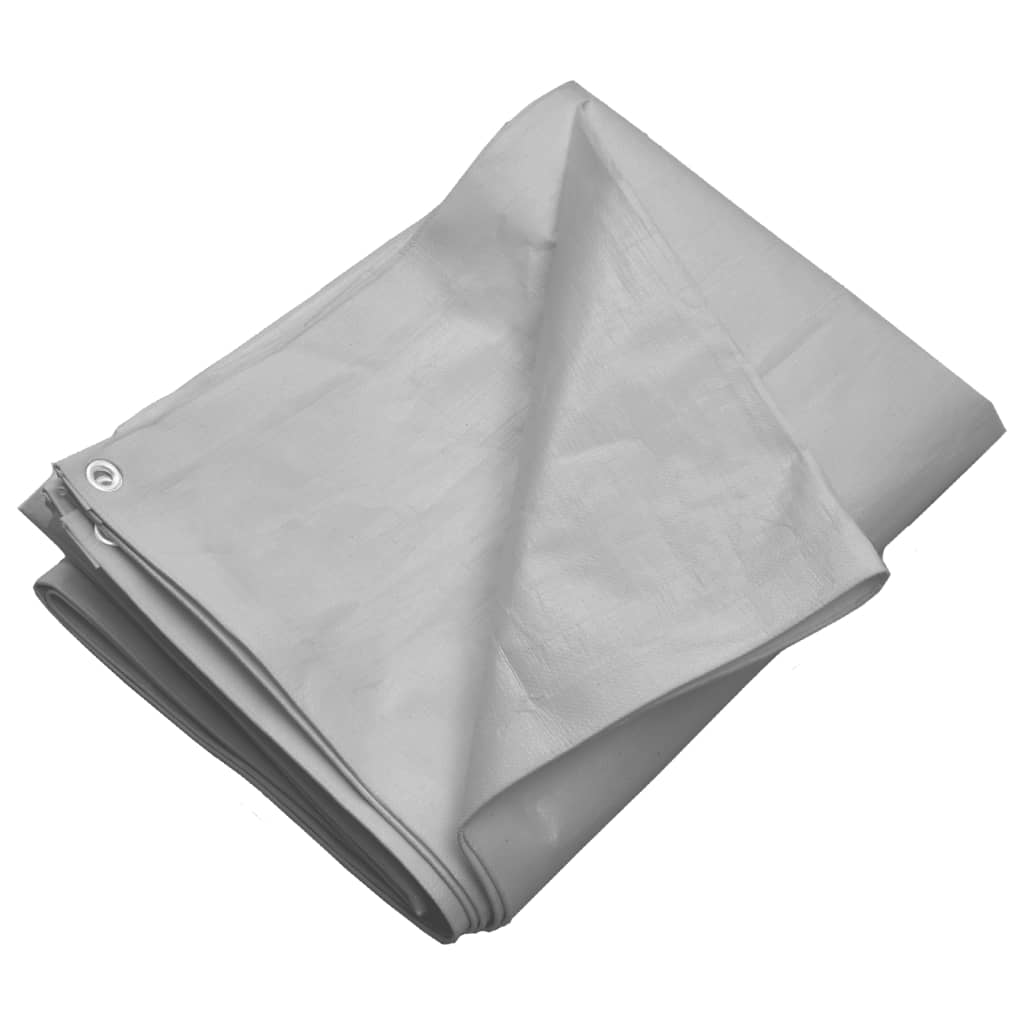 Dekzeil 260 g/m² 4x8 m HDPE grijs is nu te koop bij PeponiXL, paradijselijk wonen!