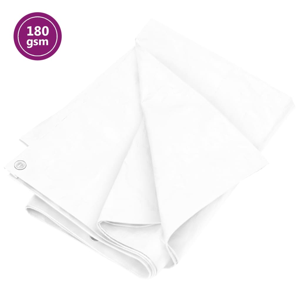 Dekzeil 180 g/m² 6x6 m HDPE wit is nu te koop bij PeponiXL, paradijselijk wonen!