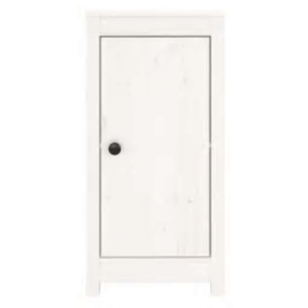 Dressoir 39x35x80 cm massief grenenhout wit is nu te koop bij PeponiXL, paradijselijk wonen!