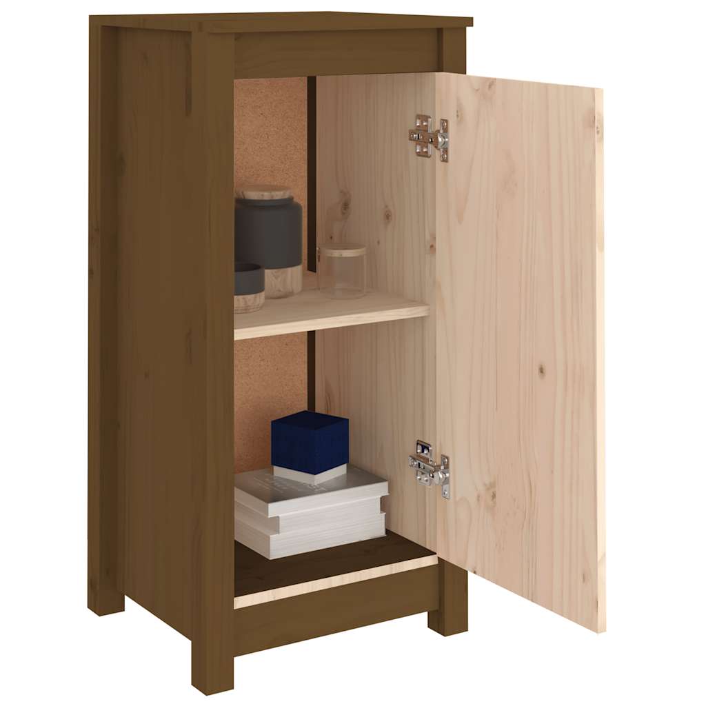 Dressoirs 2 st 39x35x80 cm massief grenenhout honingbruin is nu te koop bij PeponiXL, paradijselijk wonen!