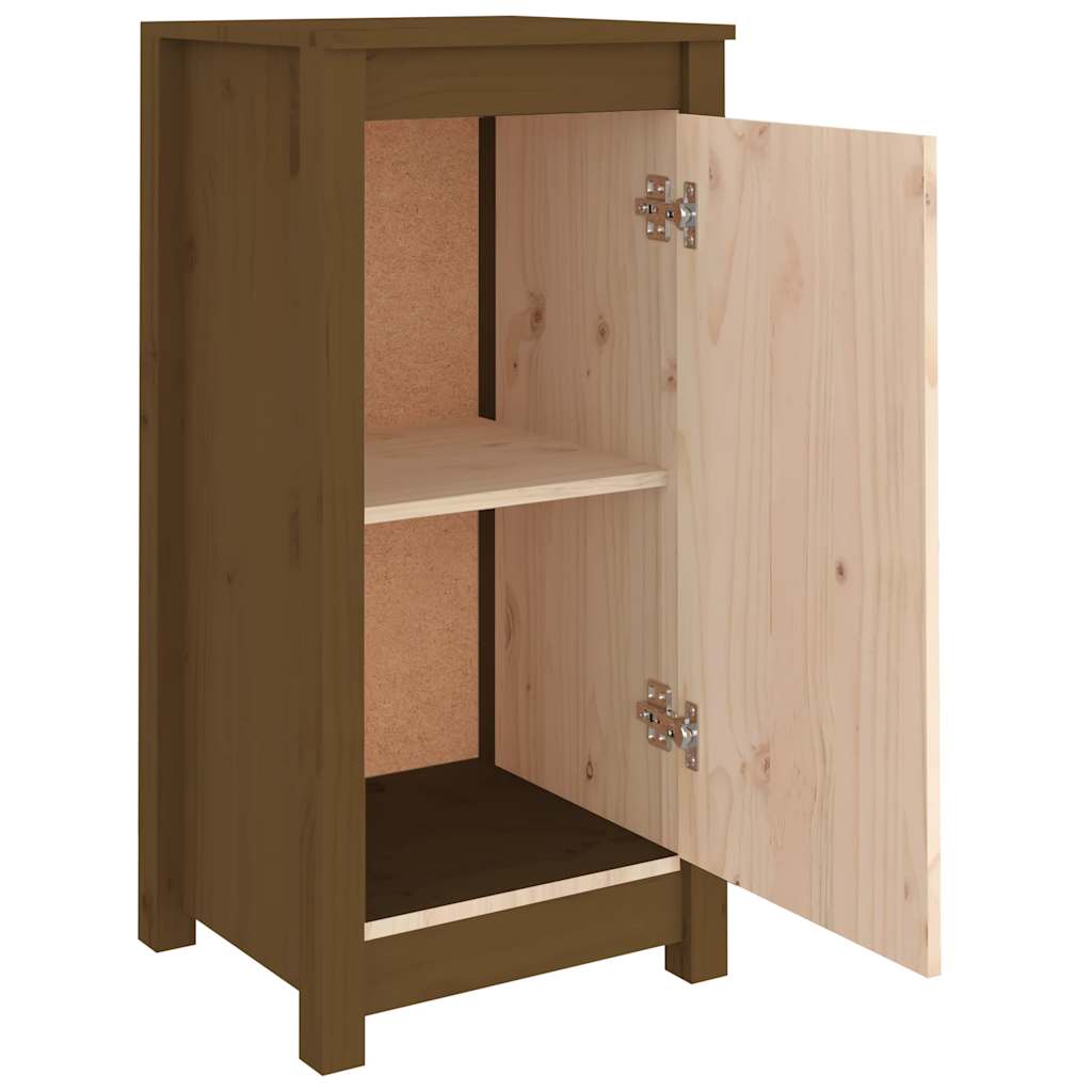 Dressoirs 2 st 39x35x80 cm massief grenenhout honingbruin is nu te koop bij PeponiXL, paradijselijk wonen!