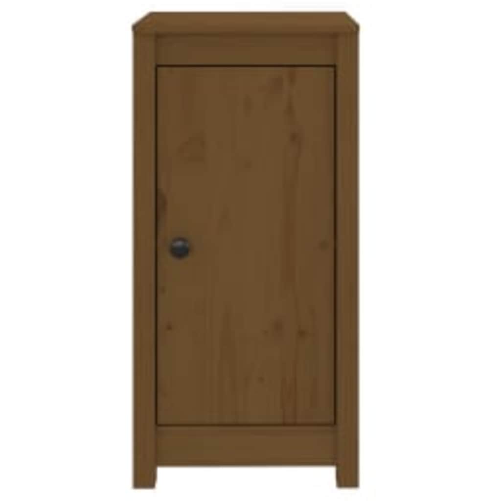 Dressoirs 2 st 39x35x80 cm massief grenenhout honingbruin is nu te koop bij PeponiXL, paradijselijk wonen!