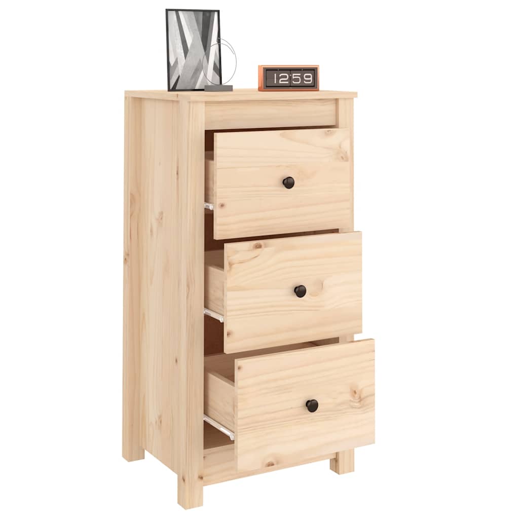 Dressoirs 2 st 40x35x80 cm massief grenenhout is nu te koop bij PeponiXL, paradijselijk wonen!