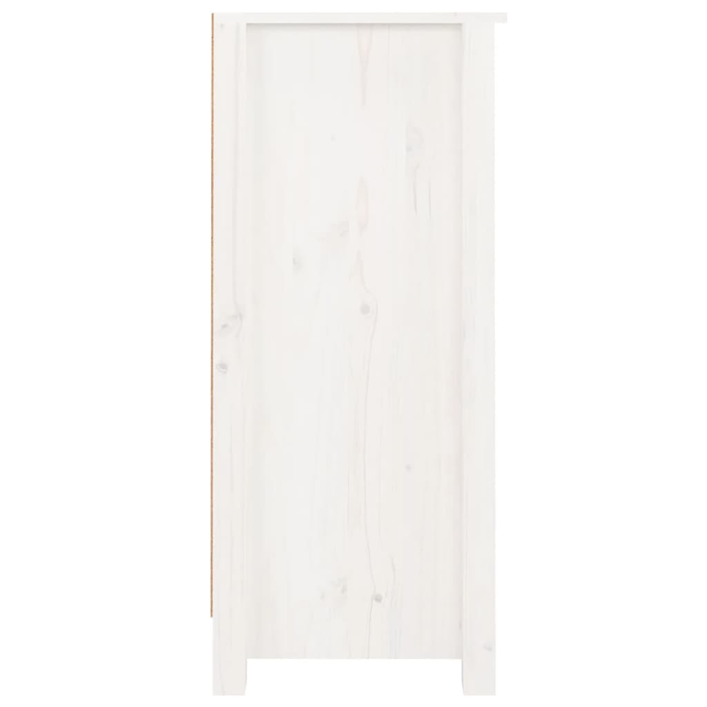 Dressoirs 2 st 40x35x80 cm massief grenenhout wit is nu te koop bij PeponiXL, paradijselijk wonen!