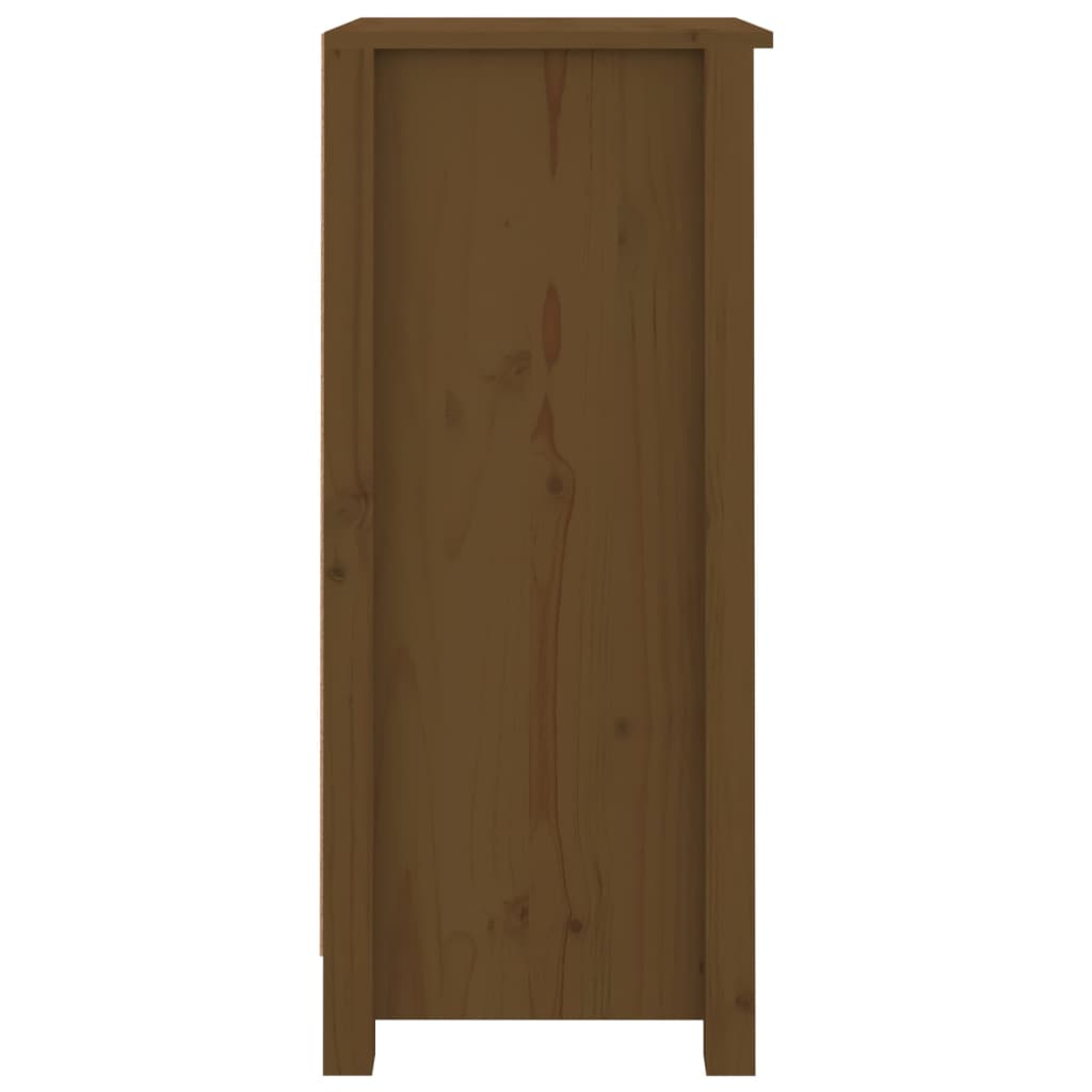 Dressoirs 2 st 40x35x80 cm massief grenenhout honingbruin is nu te koop bij PeponiXL, paradijselijk wonen!
