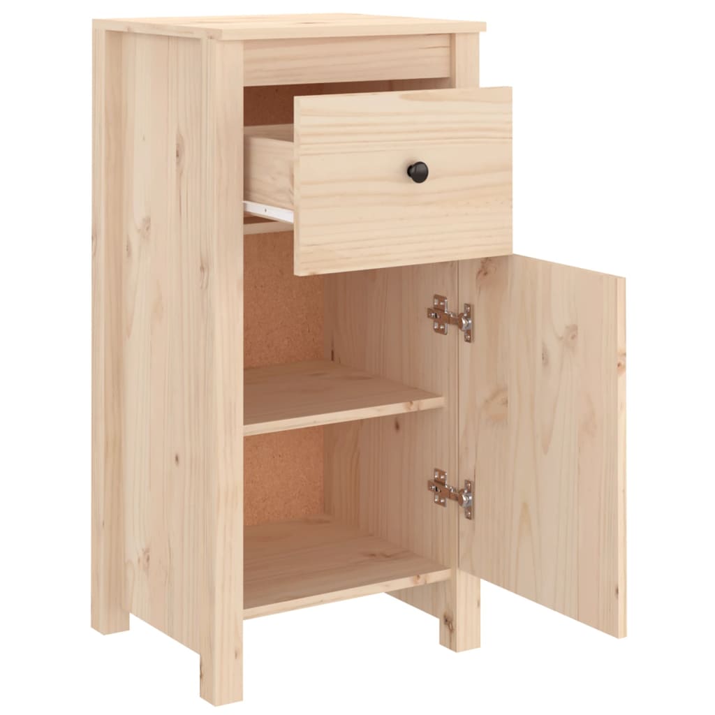 Dressoirs 2 st 40x35x80 cm massief grenenhout is nu te koop bij PeponiXL, paradijselijk wonen!