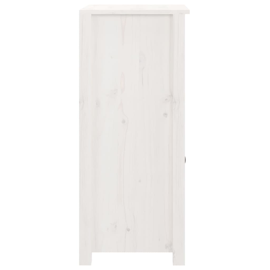 Dressoir 40x35x80 cm massief grenenhout wit is nu te koop bij PeponiXL, paradijselijk wonen!