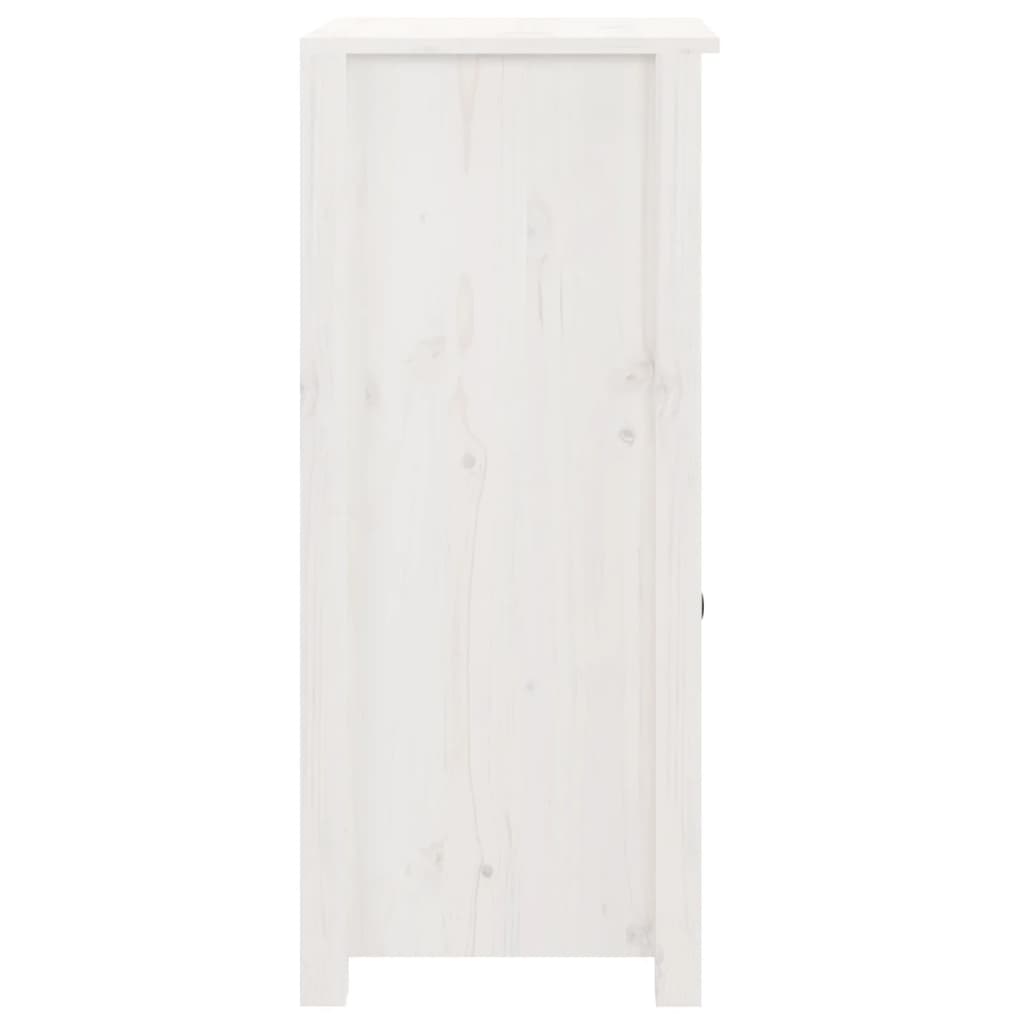 Dressoirs 2 st 40x35x80 cm massief grenenhout wit is nu te koop bij PeponiXL, paradijselijk wonen!