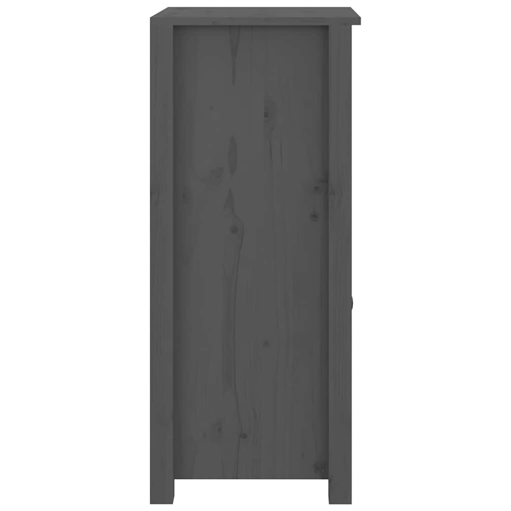 Dressoirs 2 st 40x35x80 cm massief grenenhout grijs is nu te koop bij PeponiXL, paradijselijk wonen!