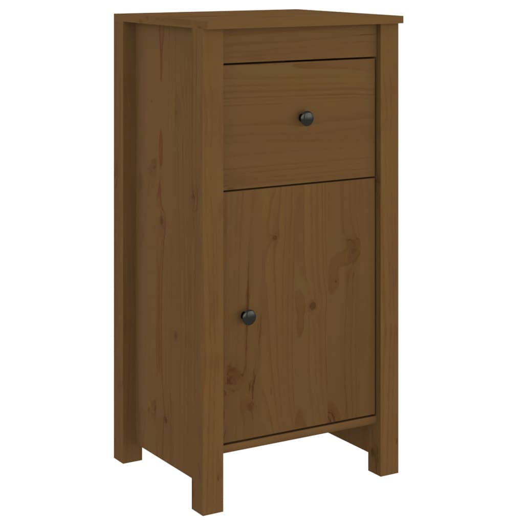 Dressoir 40x35x80 cm massief grenenhout honingbruin is nu te koop bij PeponiXL, paradijselijk wonen!