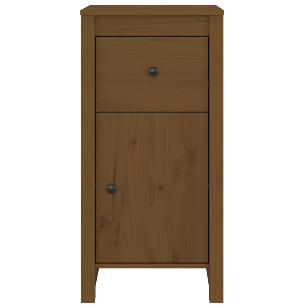 Dressoirs 2 st 40x35x80 cm massief grenenhout honingbruin is nu te koop bij PeponiXL, paradijselijk wonen!