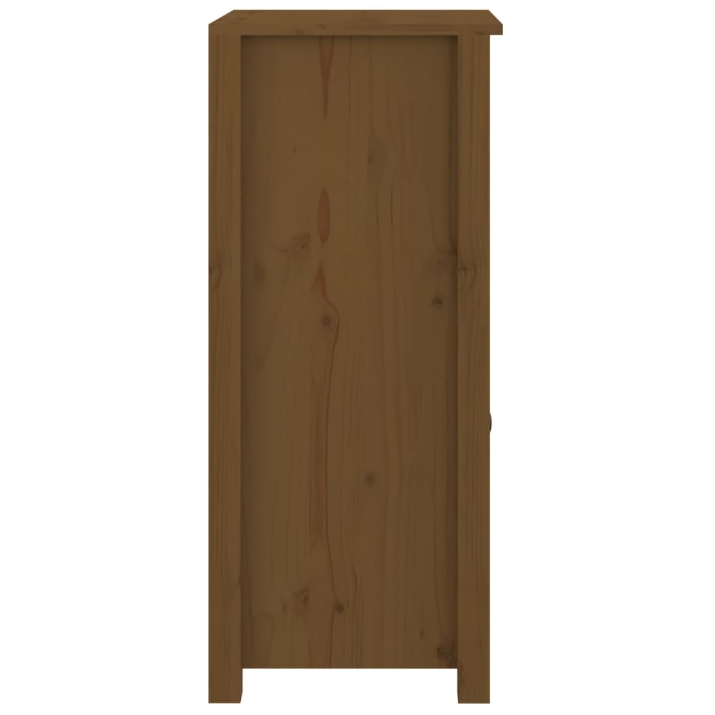 Dressoirs 2 st 40x35x80 cm massief grenenhout honingbruin is nu te koop bij PeponiXL, paradijselijk wonen!