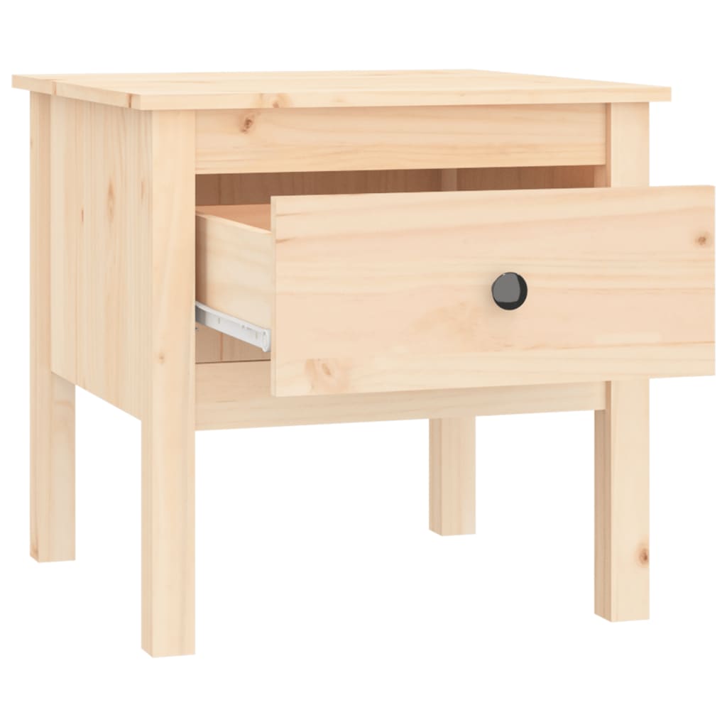 Bijzettafels 2 st 50x50x49 cm massief grenenhout