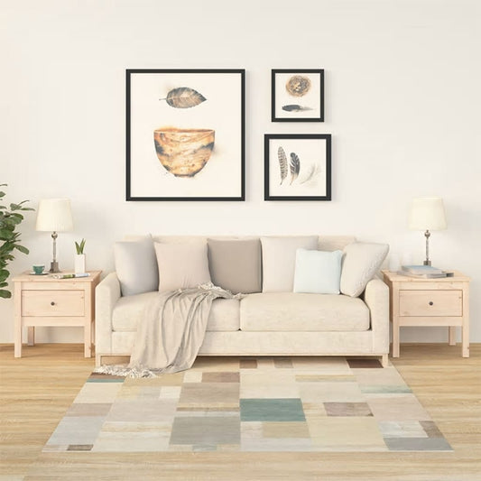 Bijzettafels 2 st 50x50x49 cm massief grenenhout is nu te koop bij PeponiXL, paradijselijk wonen!