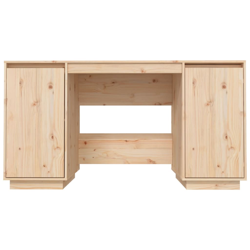 Bureau 140x50x75 cm massief grenenhout is nu te koop bij PeponiXL, paradijselijk wonen!