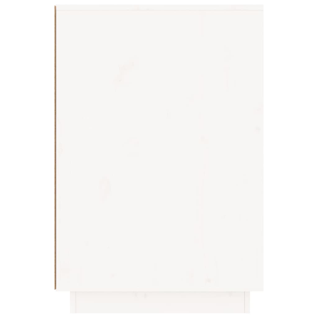 Bureau 140x50x75 cm massief grenenhout wit is nu te koop bij PeponiXL, paradijselijk wonen!