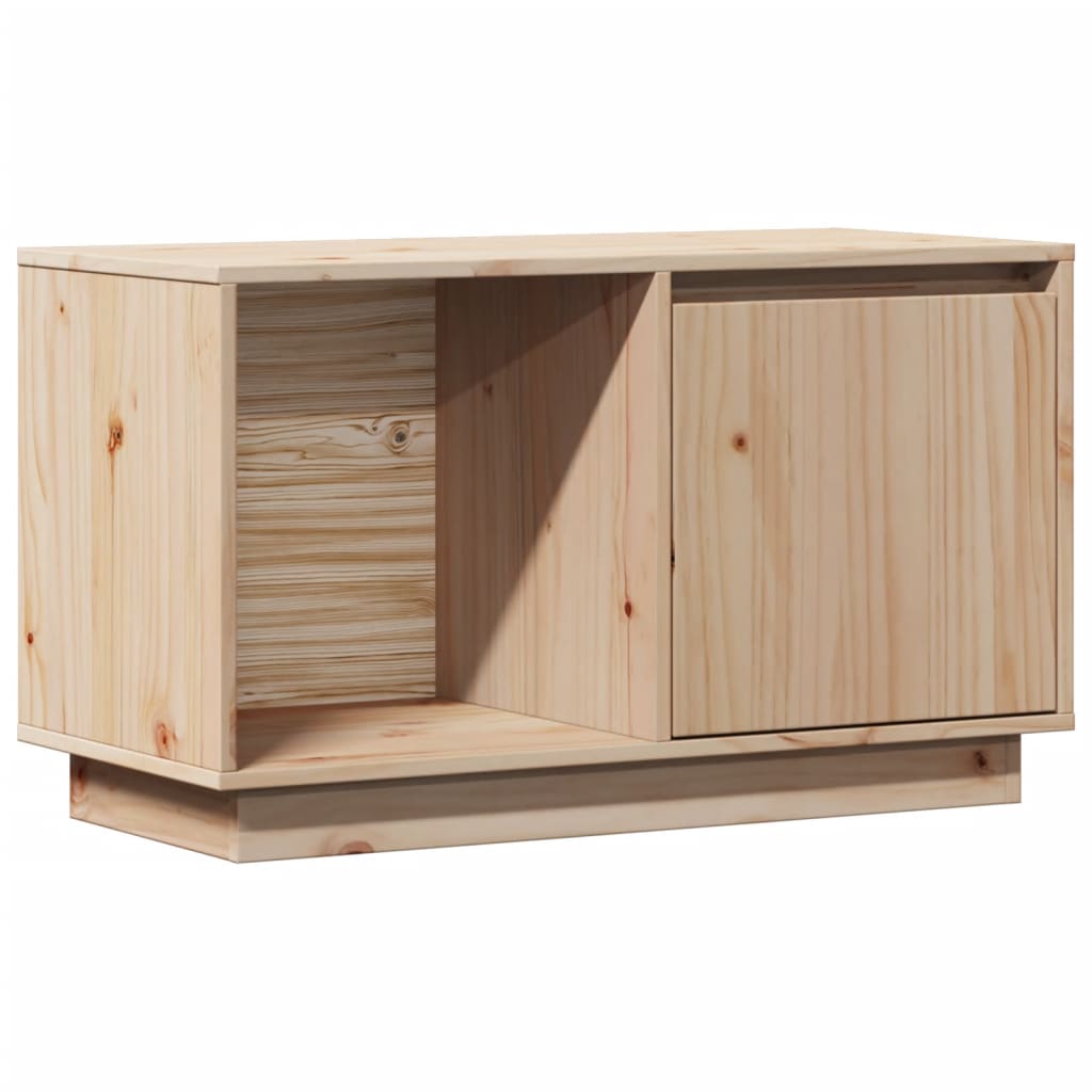 Tv-meubel 74x35x44 cm massief grenenhout is nu te koop bij PeponiXL, paradijselijk wonen!