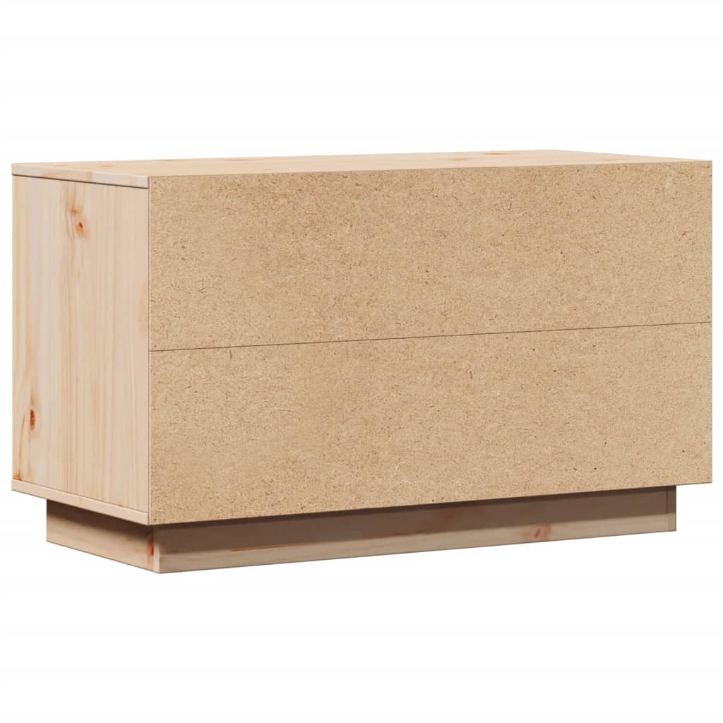 Tv-meubel 74x35x44 cm massief grenenhout is nu te koop bij PeponiXL, paradijselijk wonen!