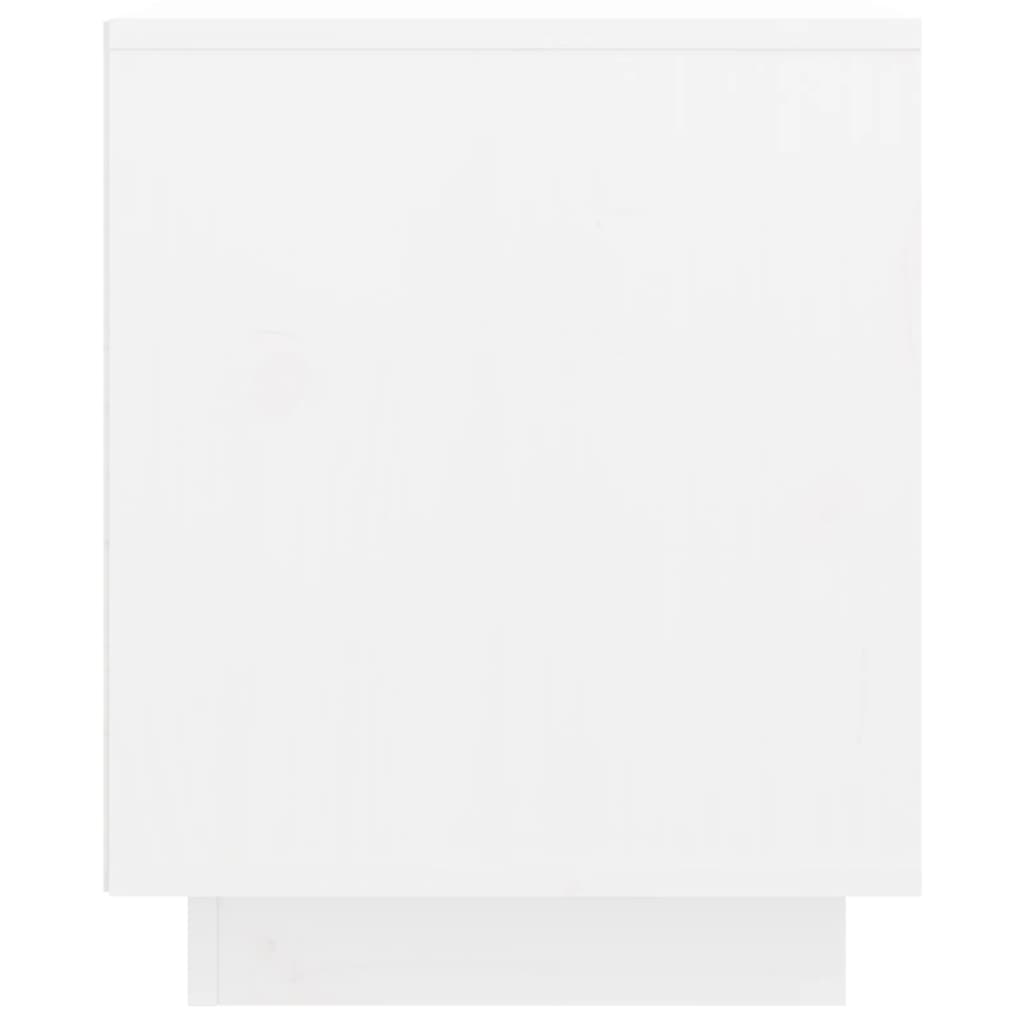 Tv-meubel 74x35x44 cm massief grenenhout wit is nu te koop bij PeponiXL, paradijselijk wonen!