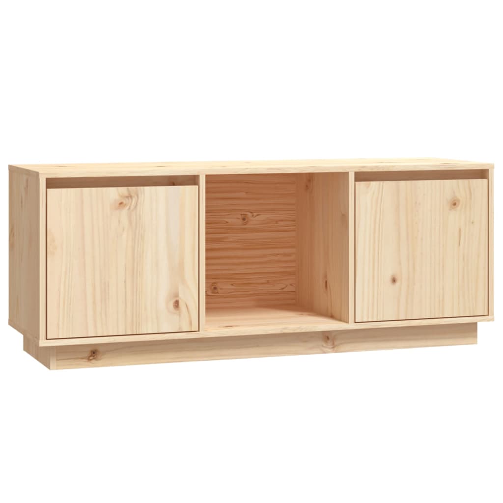 Tv-meubel 110,5x35x44 cm massief grenenhout is nu te koop bij PeponiXL, paradijselijk wonen!