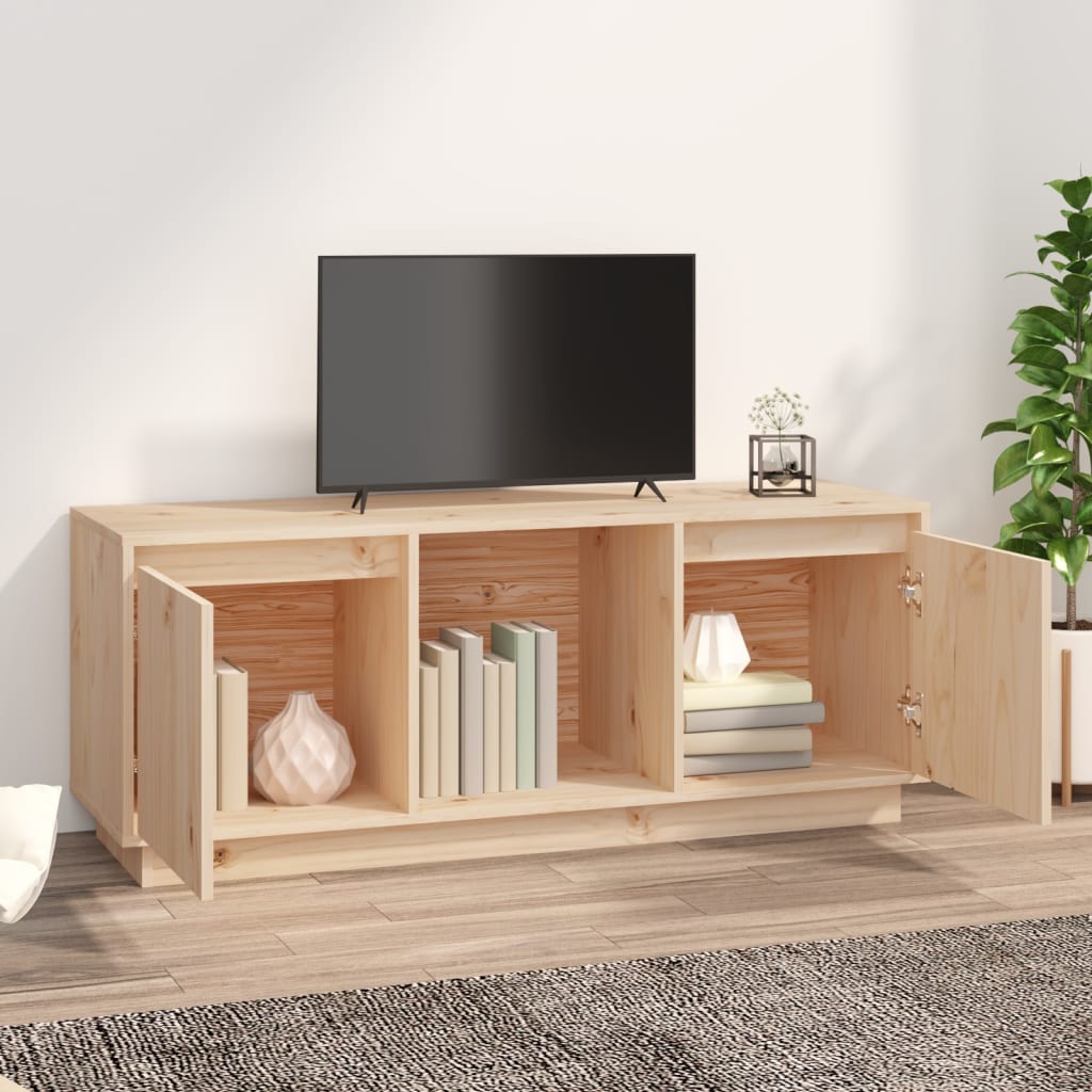 Tv-meubel 110,5x35x44 cm massief grenenhout is nu te koop bij PeponiXL, paradijselijk wonen!