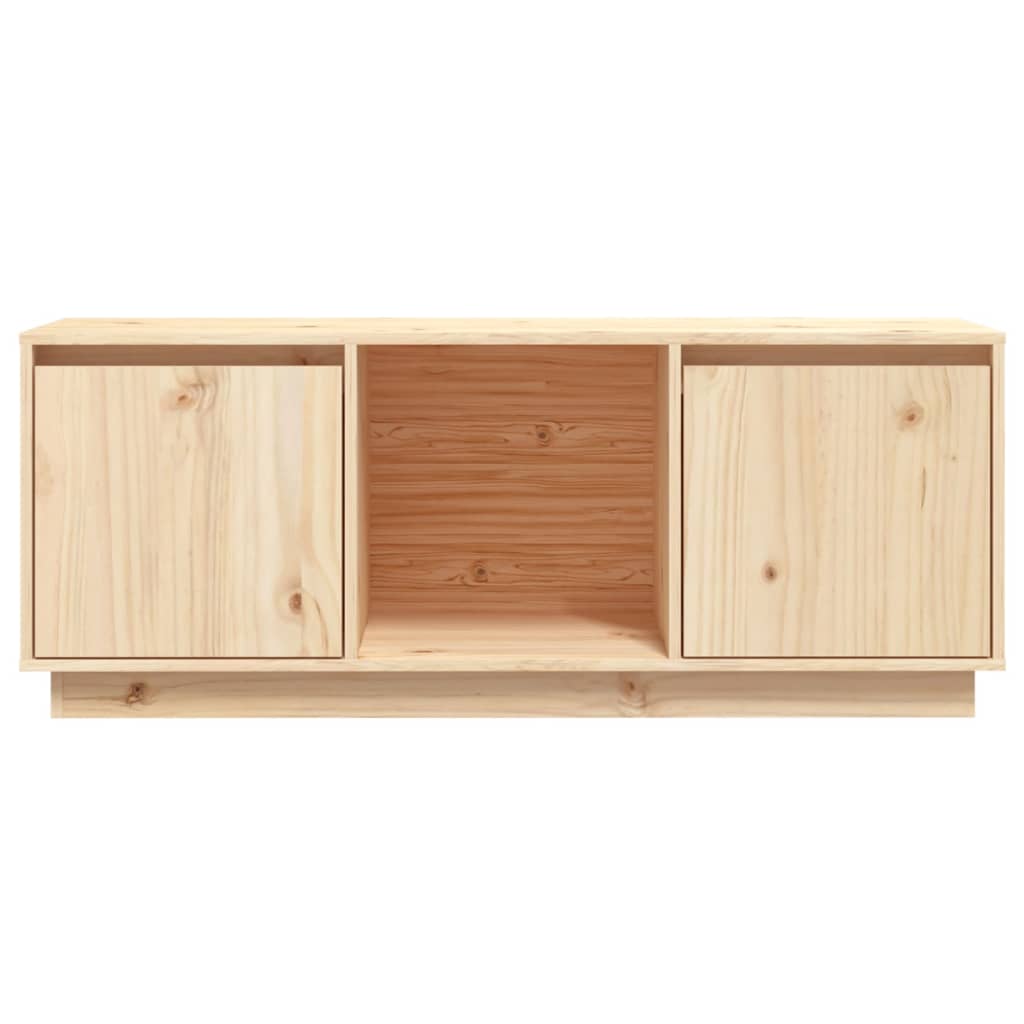 Tv-meubel 110,5x35x44 cm massief grenenhout is nu te koop bij PeponiXL, paradijselijk wonen!