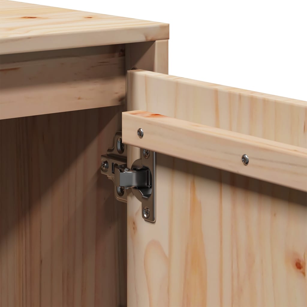 Tv-meubel 110,5x35x44 cm massief grenenhout is nu te koop bij PeponiXL, paradijselijk wonen!