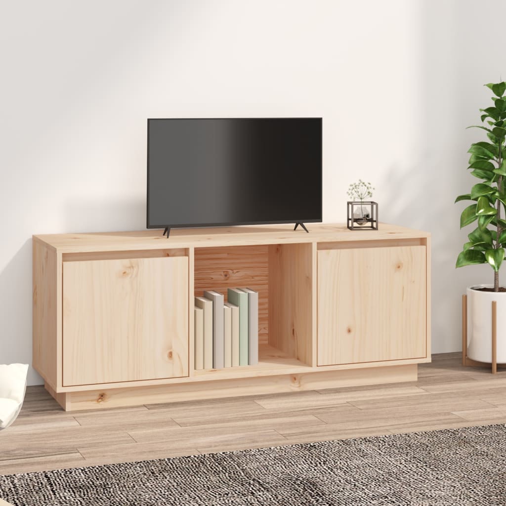 Tv-meubel 110,5x35x44 cm massief grenenhout is nu te koop bij PeponiXL, paradijselijk wonen!
