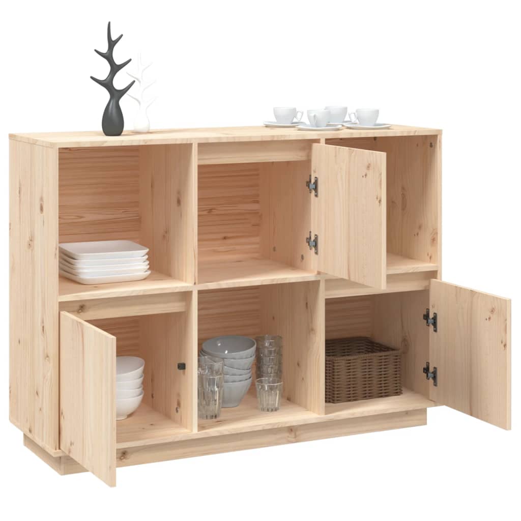 Dressoir 110,5x35x80 cm massief grenenhout is nu te koop bij PeponiXL, paradijselijk wonen!
