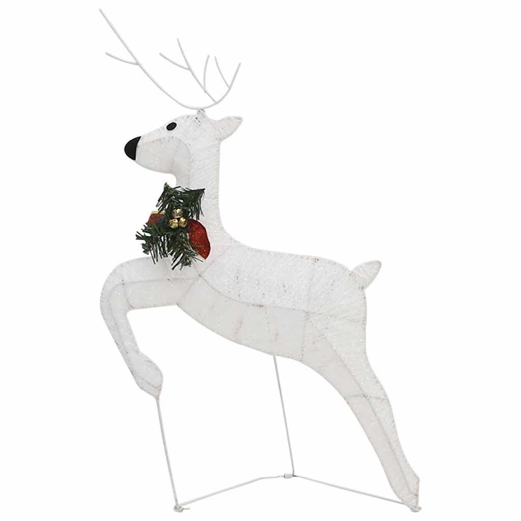 Kerstdecoratie rendieren en slee 60 LED's wit is nu te koop bij PeponiXL, paradijselijk wonen!