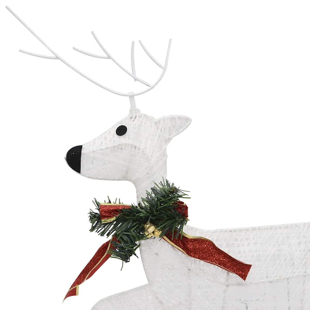 Kerstdecoratie rendieren en slee 60 LED's wit is nu te koop bij PeponiXL, paradijselijk wonen!