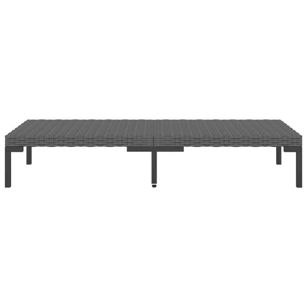 7-delige Loungeset met kussens poly rattan donkergrijs is nu te koop bij PeponiXL, paradijselijk wonen!