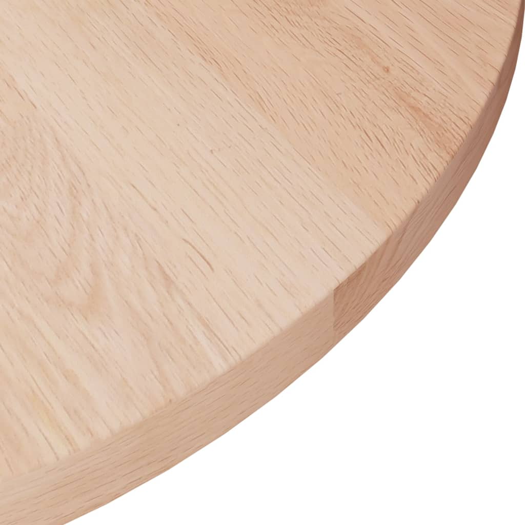 Tafelblad rond Ø40x1,5 cm onbehandeld massief eikenhout is nu te koop bij PeponiXL, paradijselijk wonen!
