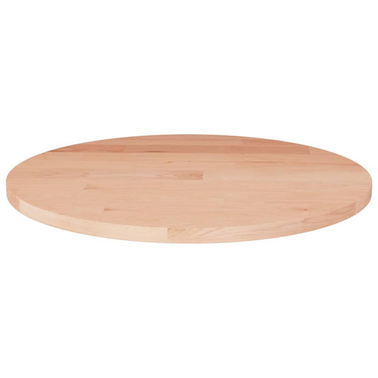Tafelblad rond Ø50x1,5 cm onbehandeld massief eikenhout is nu te koop bij PeponiXL, paradijselijk wonen!