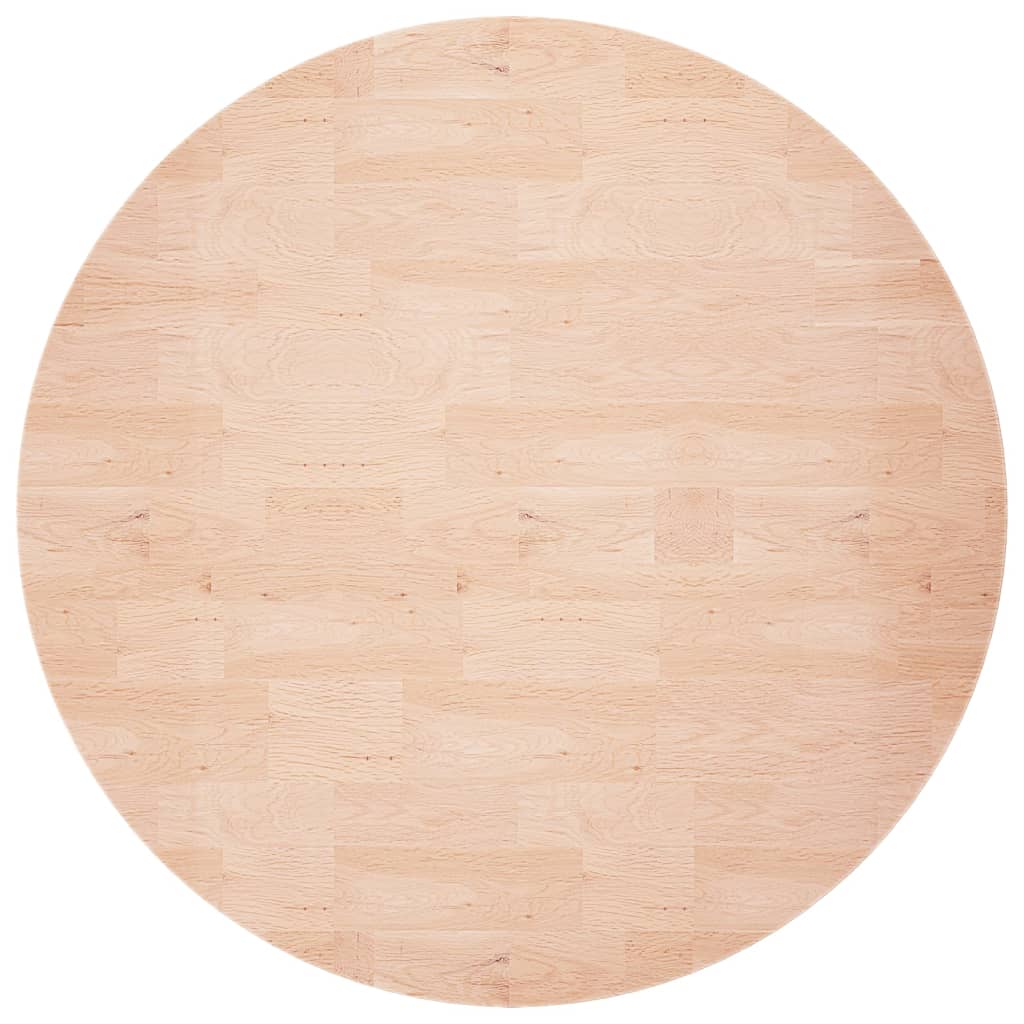 Tafelblad rond Ø80x1,5 cm onbehandeld massief eikenhout is nu te koop bij PeponiXL, paradijselijk wonen!