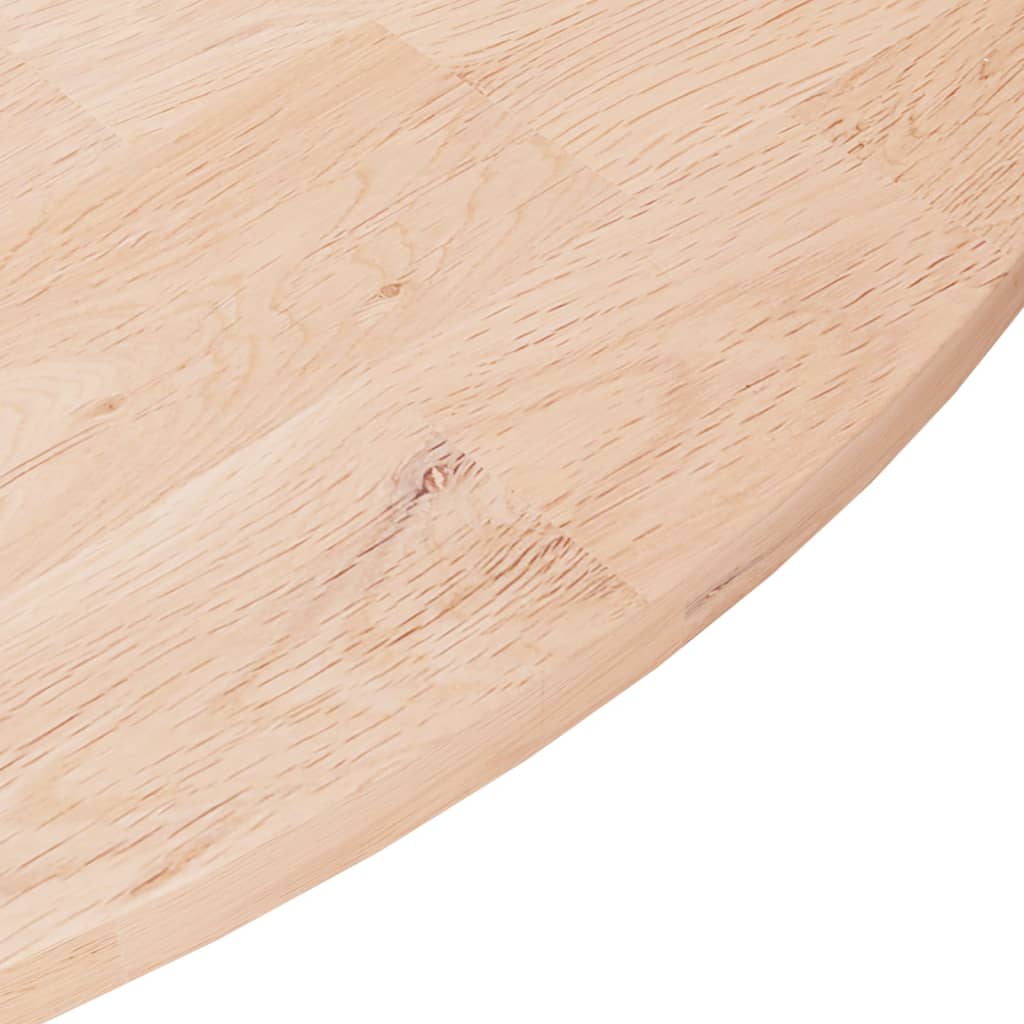 Tafelblad rond Ø80x1,5 cm onbehandeld massief eikenhout is nu te koop bij PeponiXL, paradijselijk wonen!