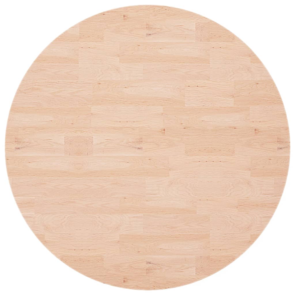 Tafelblad rond Ø90x1,5 cm onbehandeld massief eikenhout is nu te koop bij PeponiXL, paradijselijk wonen!